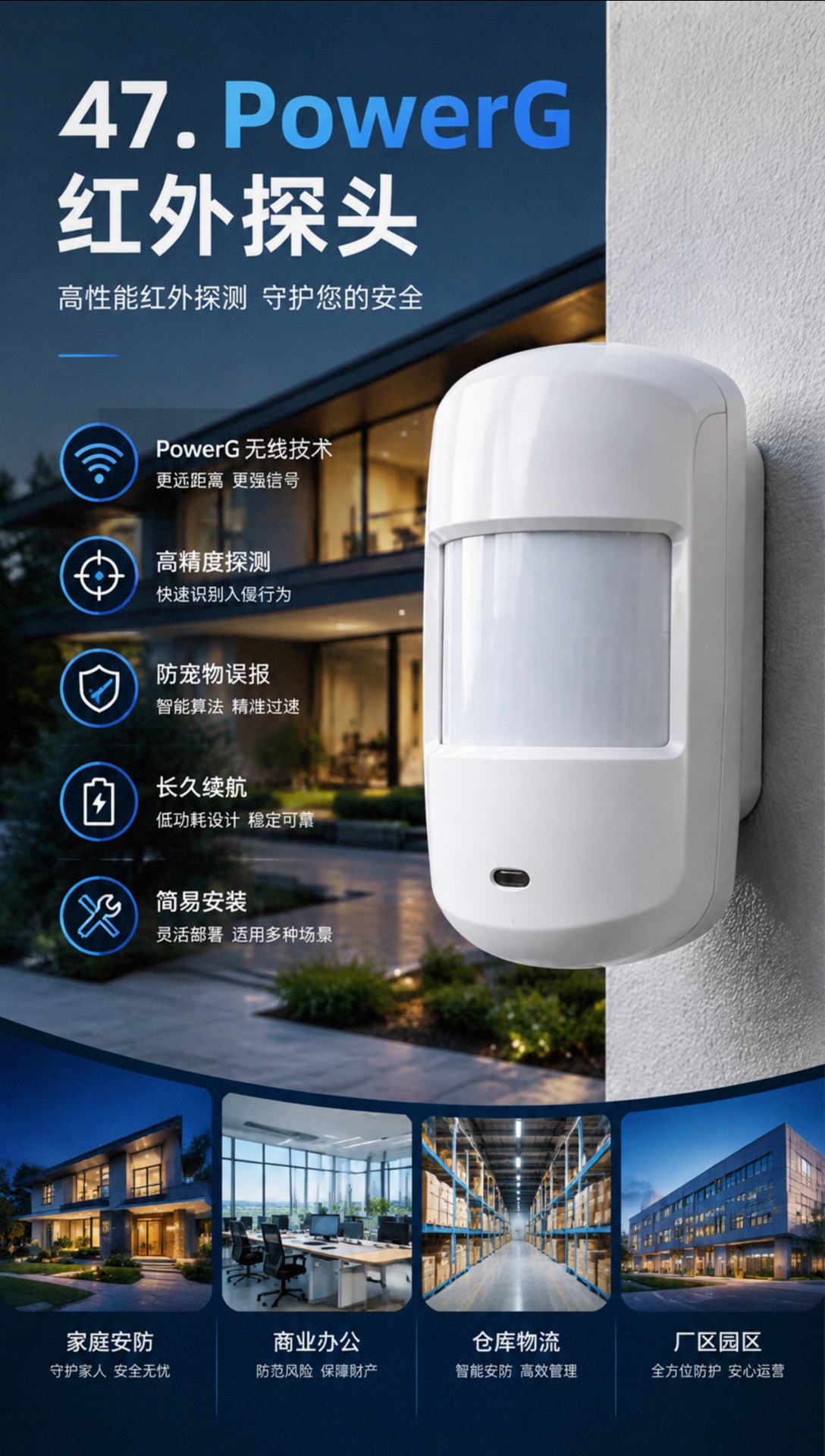 DSC PowerG红外探头